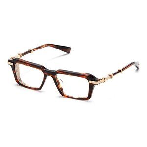 FX02230B New BALMAIN Legion III Havana Square BPX 132B Glasses Women